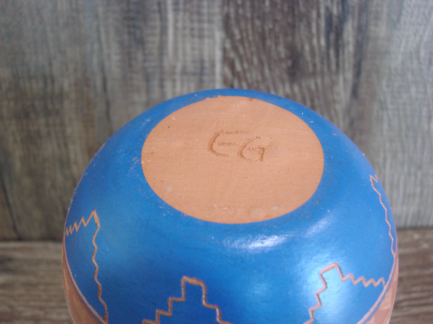 Native American Hand Etched & Hand Painted Pottery - Gilmore