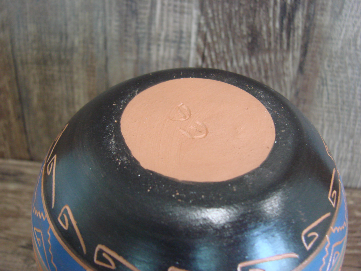 Native American Hand Etched & Hand Painted Pottery - Gilmore