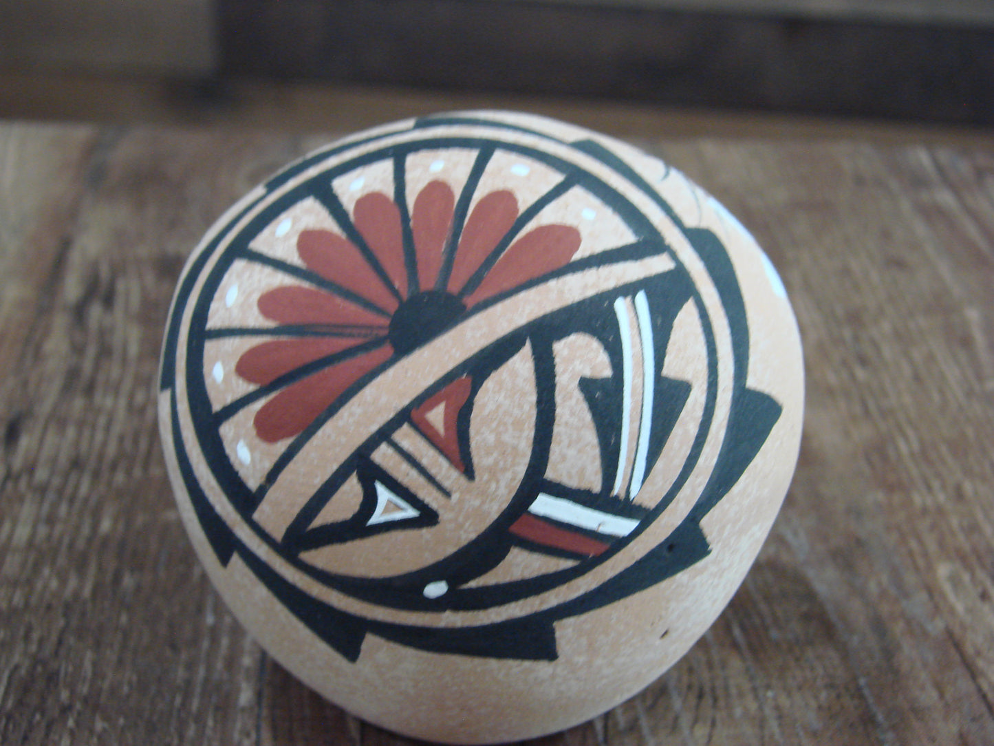 Native American Jemez Indian Handmade Clay Lizard Seed Pot by Chinana