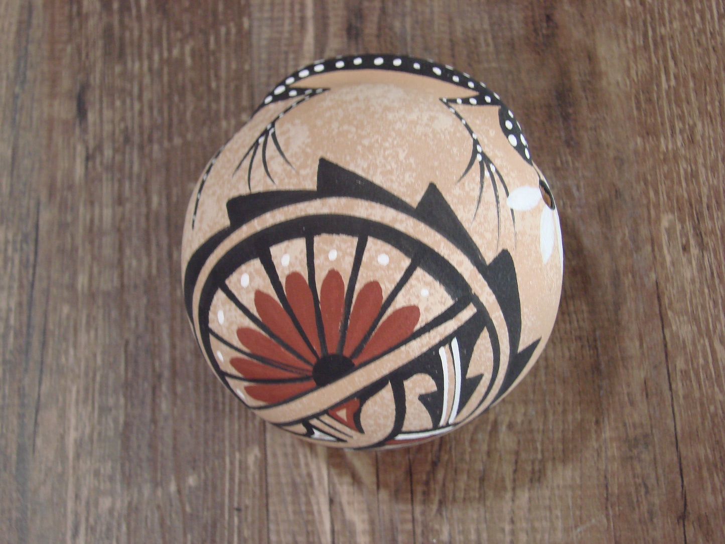 Native American Jemez Indian Handmade Clay Lizard Seed Pot by Chinana