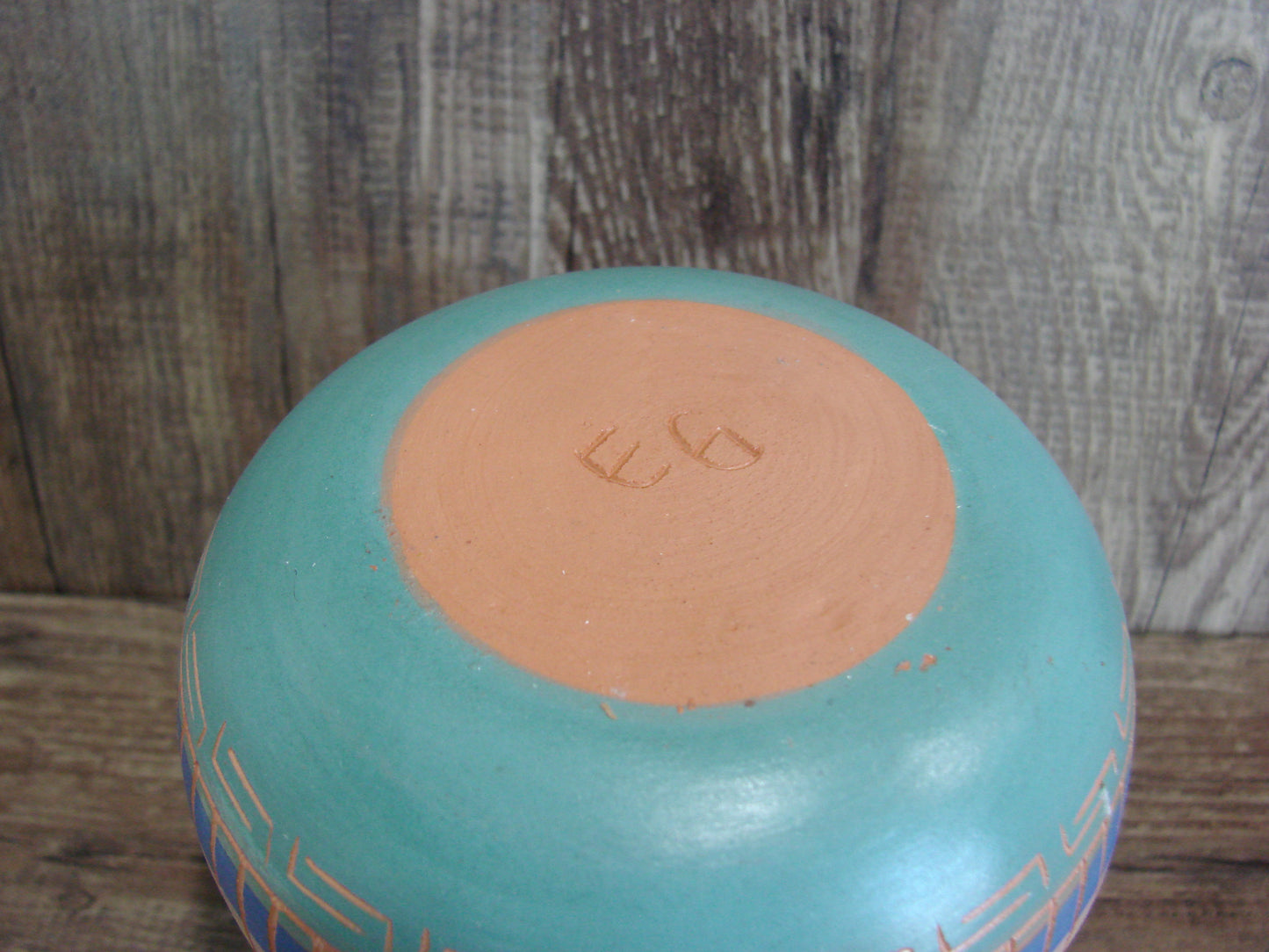 Native American Hand Etched & Hand Painted Pottery - Gilmore