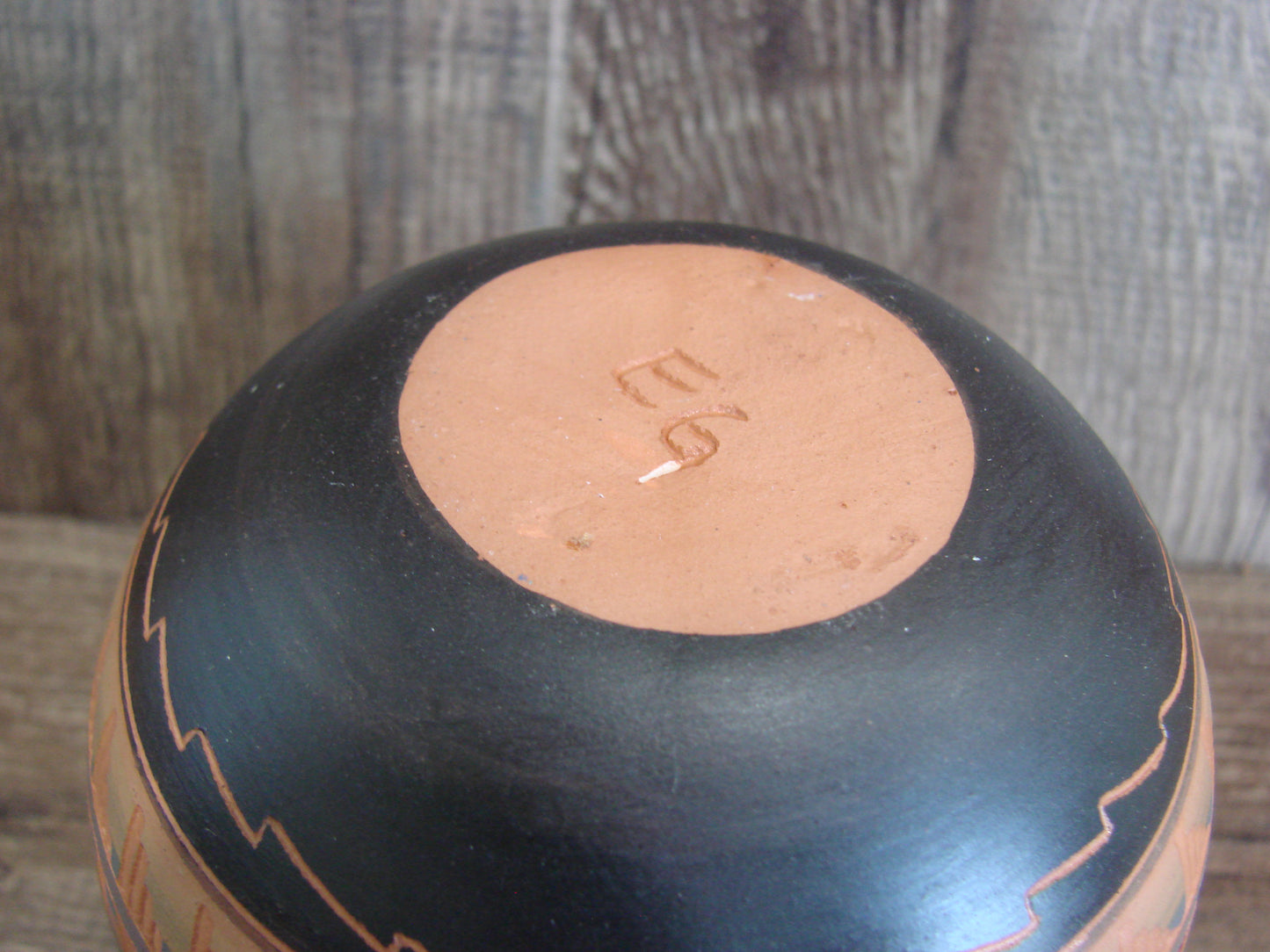Native American Hand Etched & Hand Painted Pottery - Gilmore