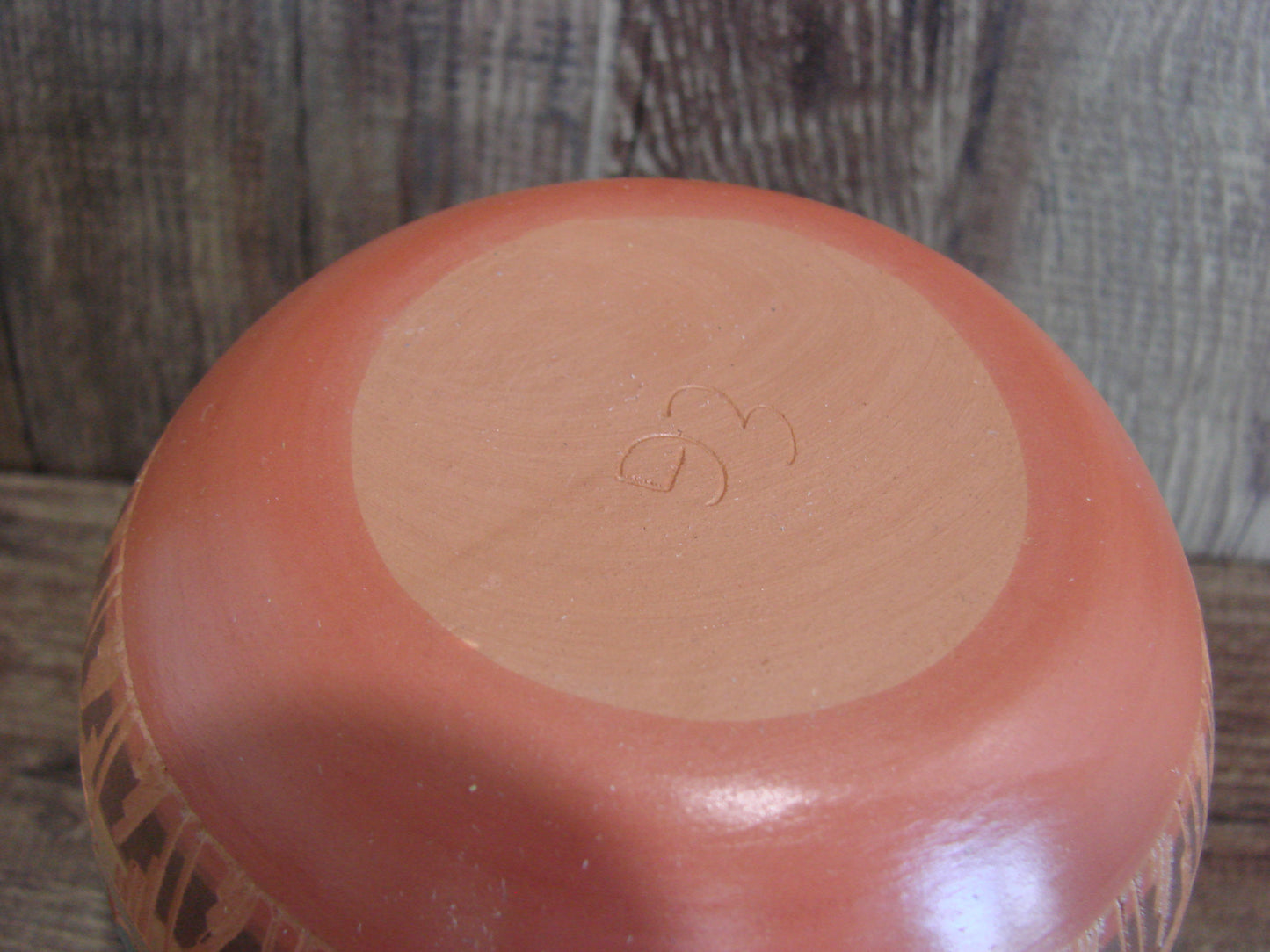 Native American Hand Etched & Hand Painted Pottery - Gilmore