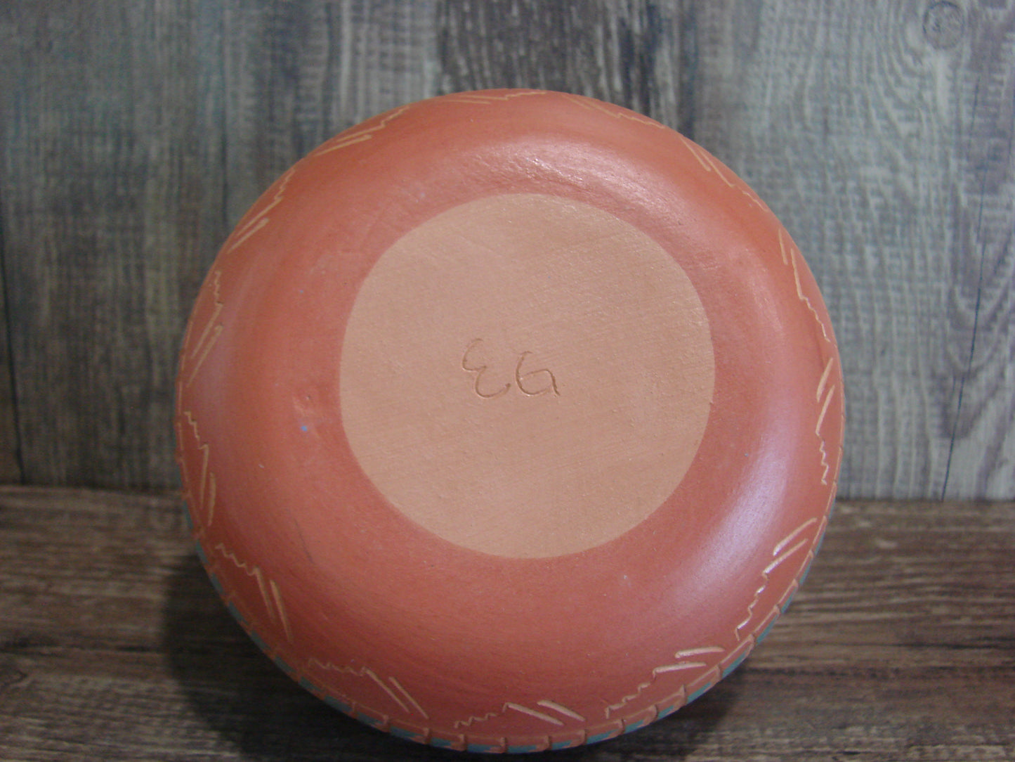 Native American Hand Etched & Hand Painted Pottery - Gilmore