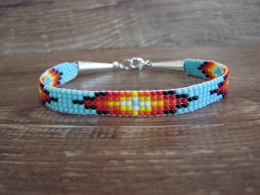 Native American Hand Beaded Bracelet by Cleveland