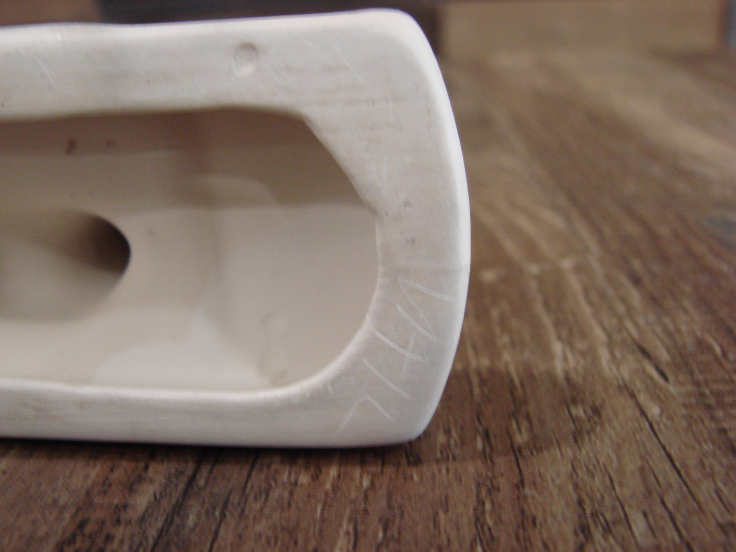 Native American Pottery Horse Hair Kokopelli Sculpture by Vail