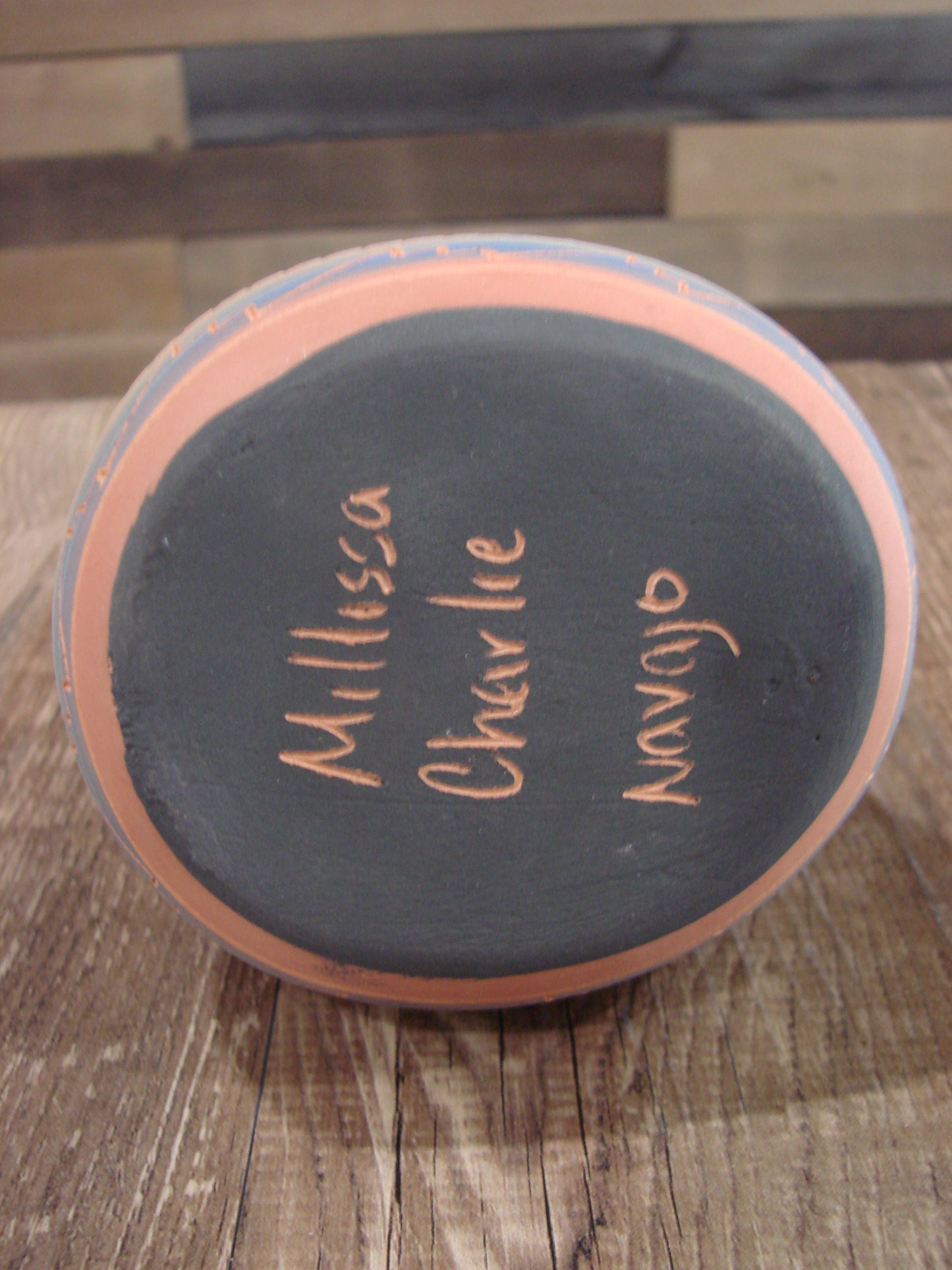 Native American Navajo Hand Etched Wedding Vase - Charlie