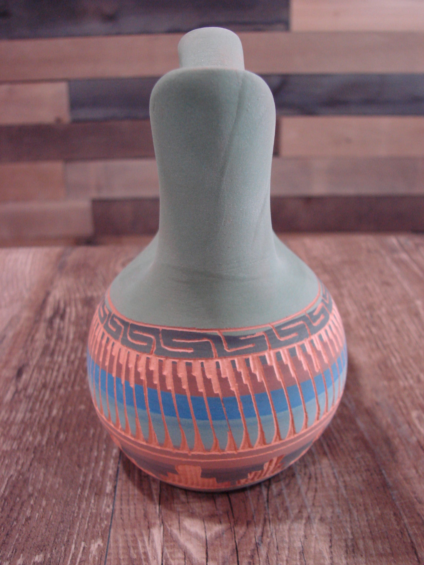 Native American Navajo Hand Etched Wedding Vase - Charlie