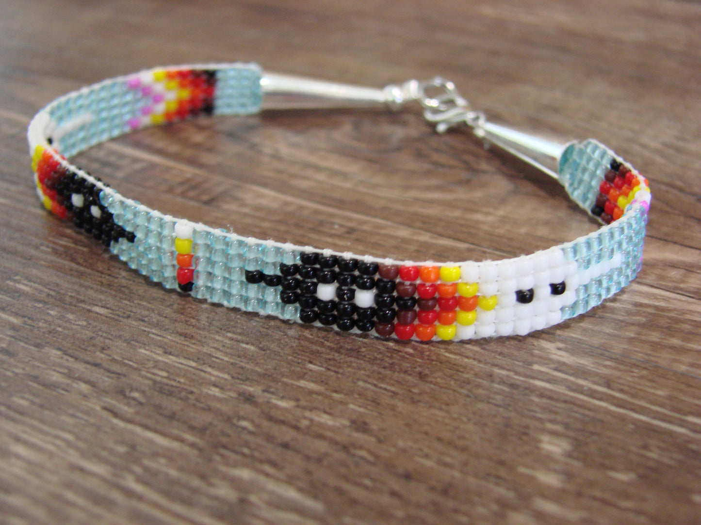 Native American Hand Beaded Bracelet by Cleveland