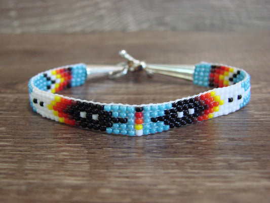 Native American Hand Beaded Bracelet by Cleveland
