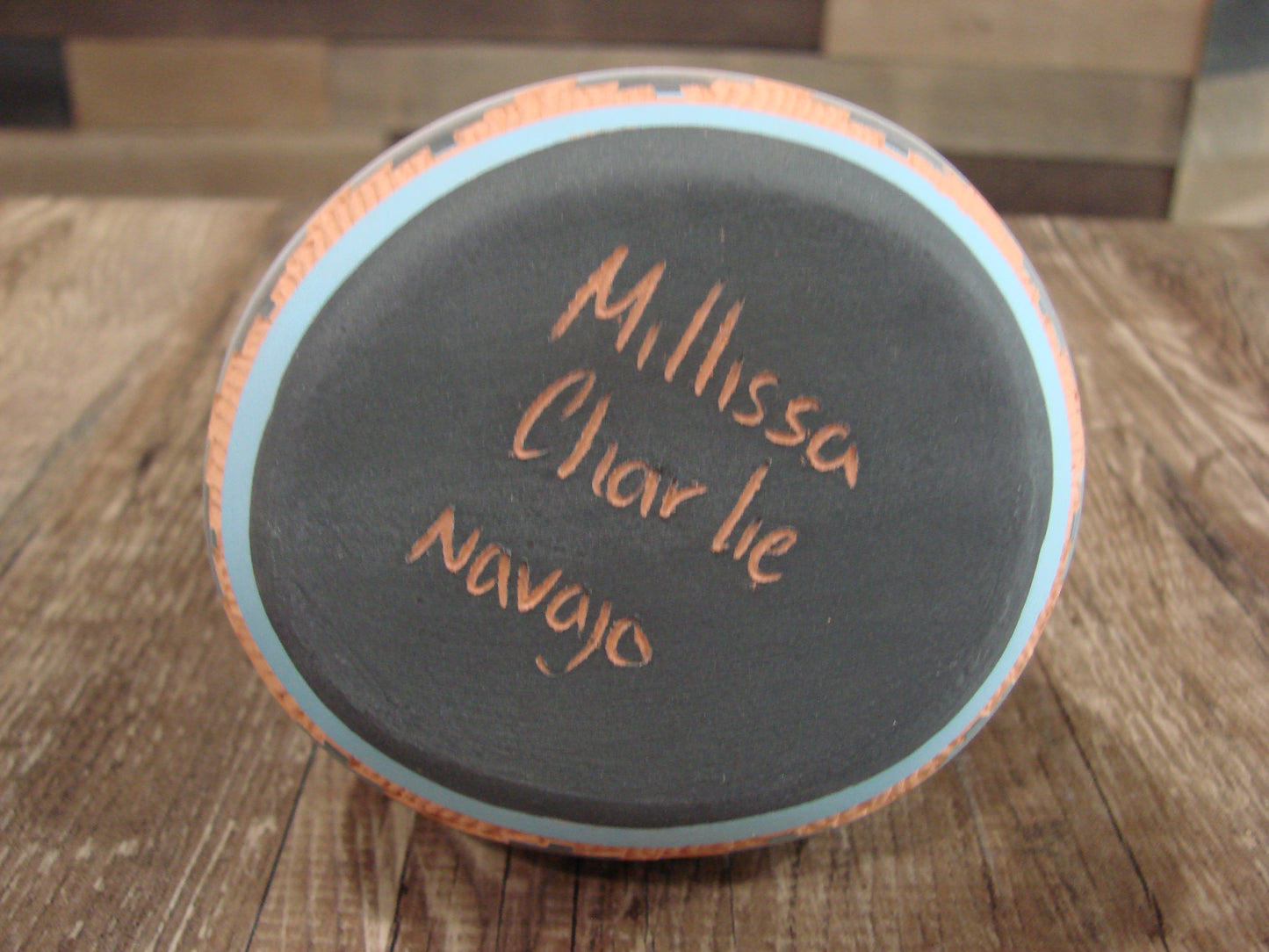 Native American Navajo Hand Etched Wedding Vase - Charlie