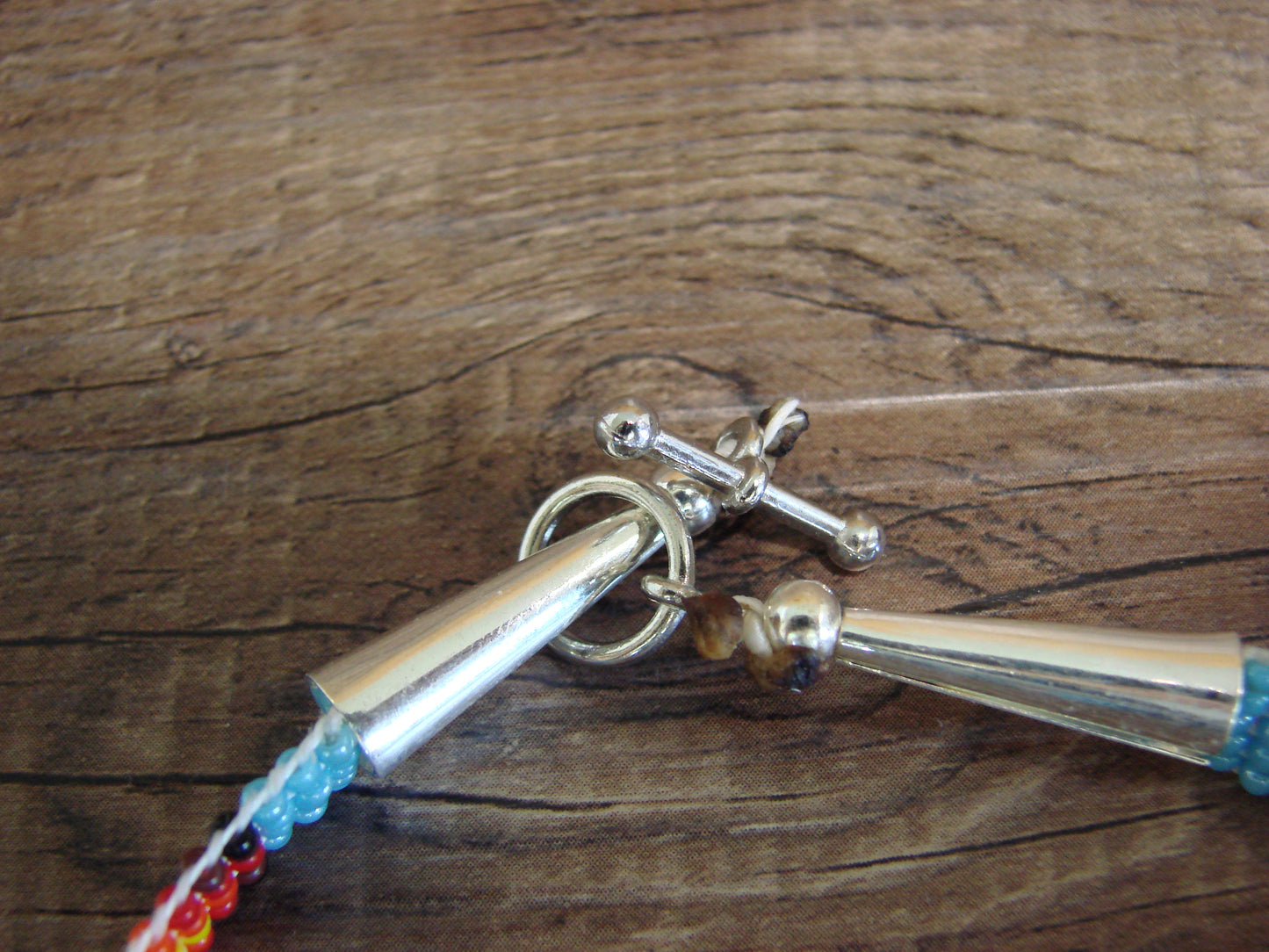 Native American Hand Beaded Bracelet by Cleveland