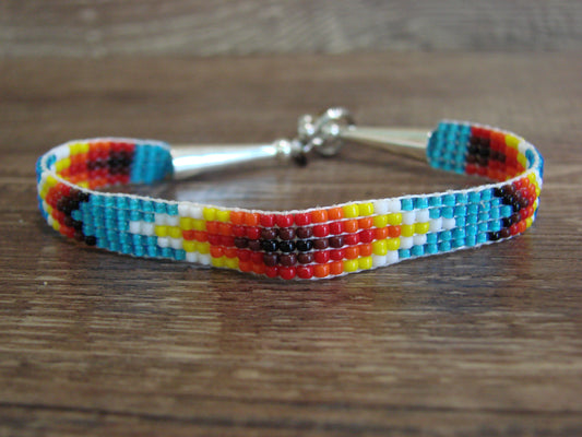 Native American Hand Beaded Bracelet by Cleveland