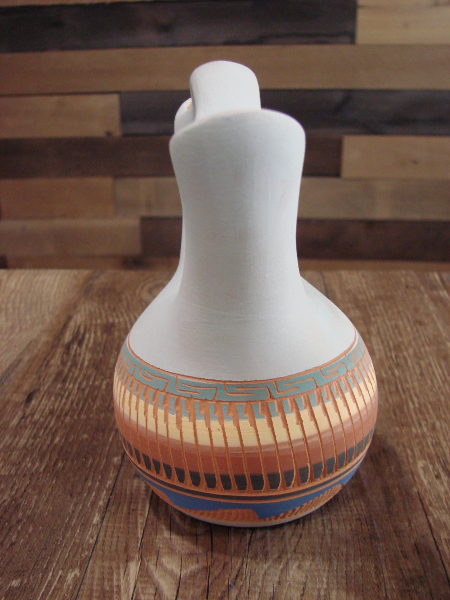 Native American Navajo Hand Etched Wedding Vase - Charlie