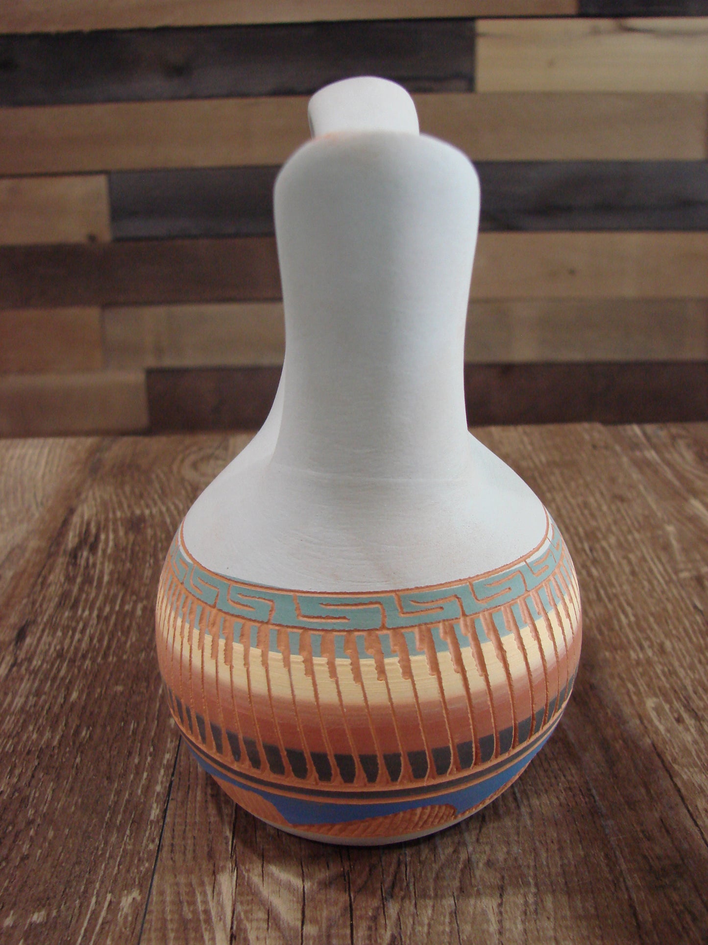 Native American Navajo Hand Etched Wedding Vase - Charlie