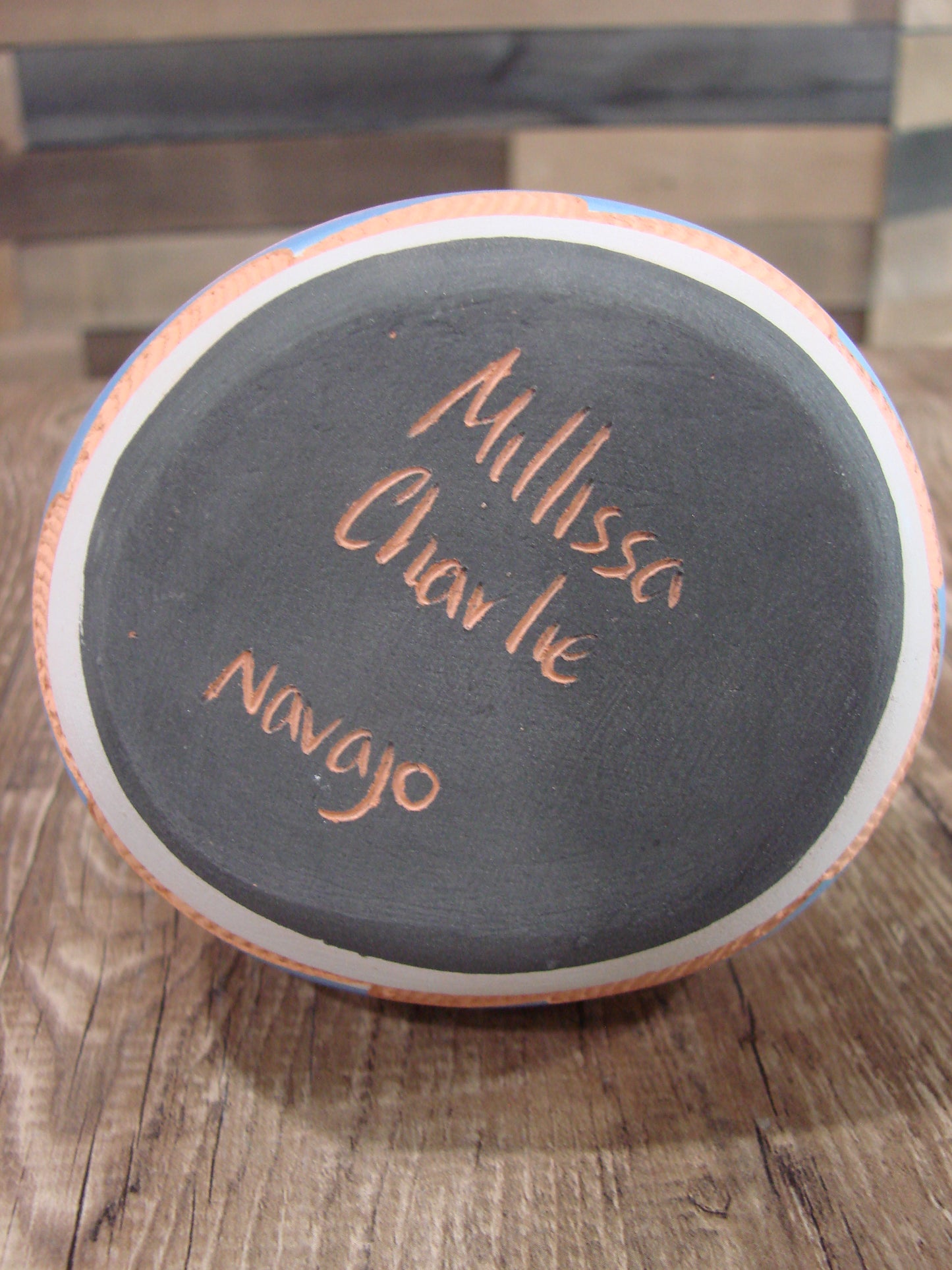 Native American Navajo Hand Etched Wedding Vase - Charlie