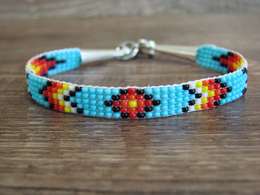 Native American Hand Beaded Bracelet by Cleveland