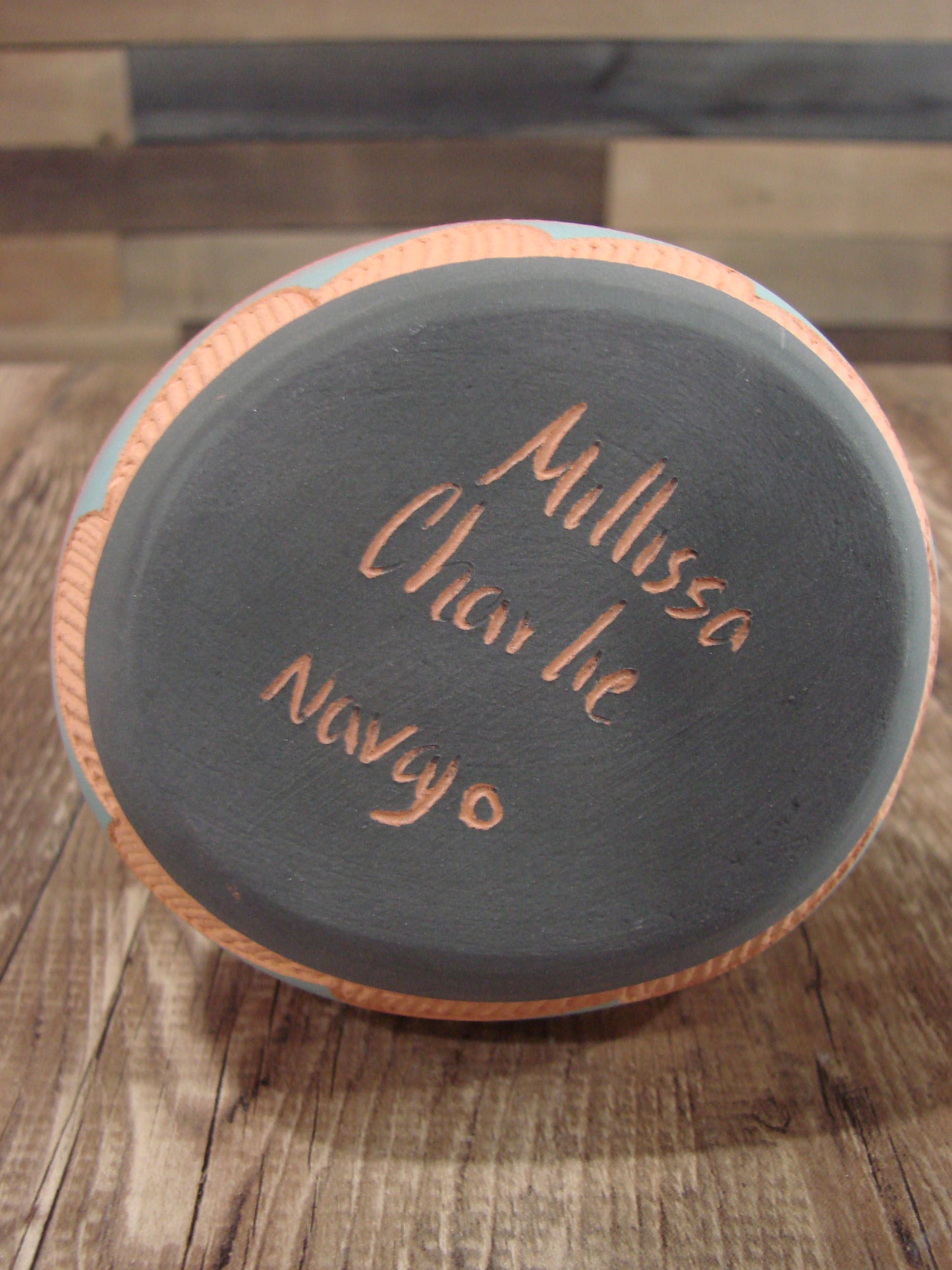 Native American Navajo Hand Etched Wedding Vase - Charlie