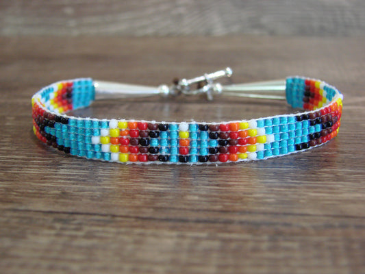 Native American Hand Beaded Bracelet by Cleveland