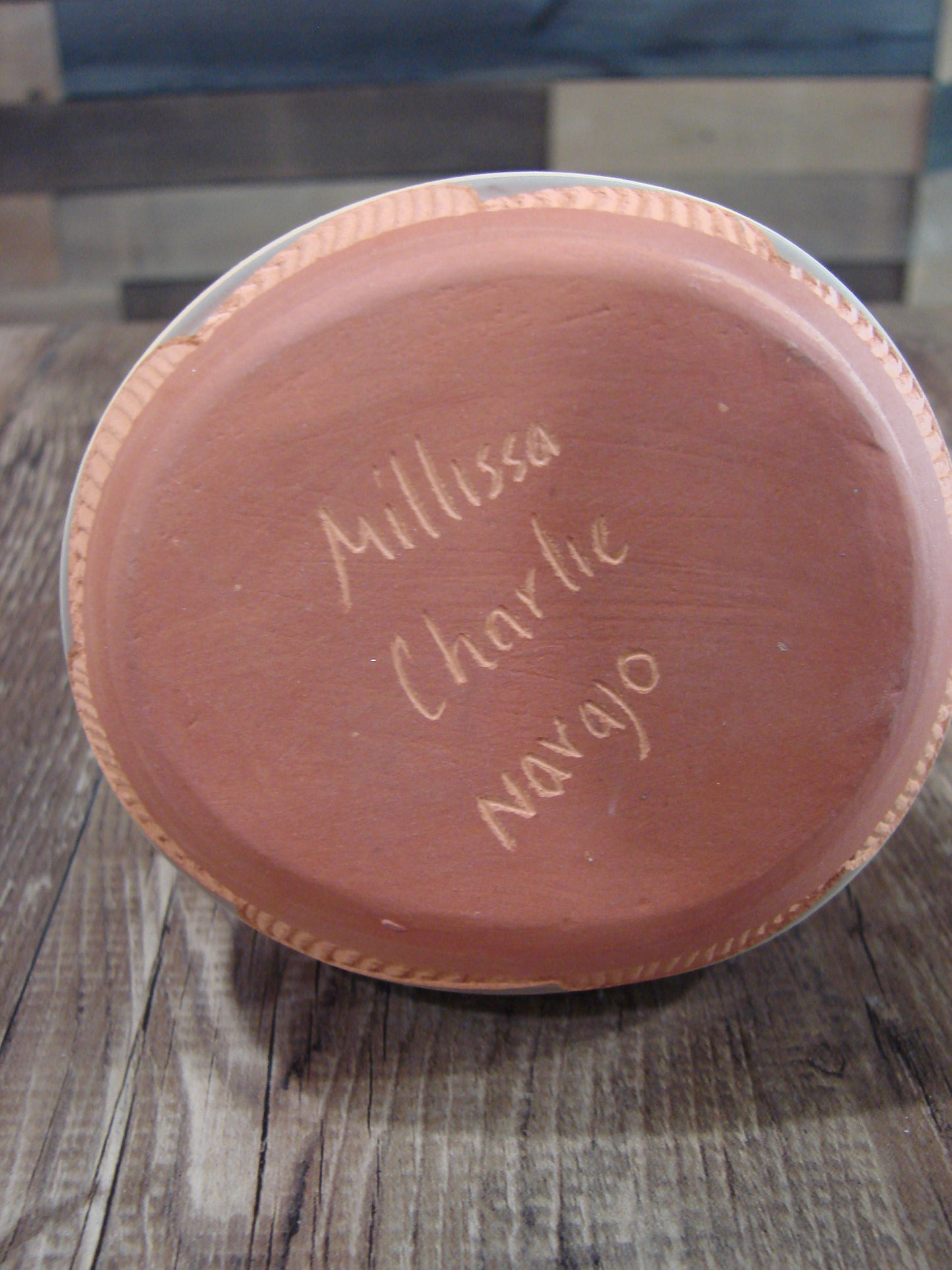 Native American Navajo Hand Etched Wedding Vase - Charlie