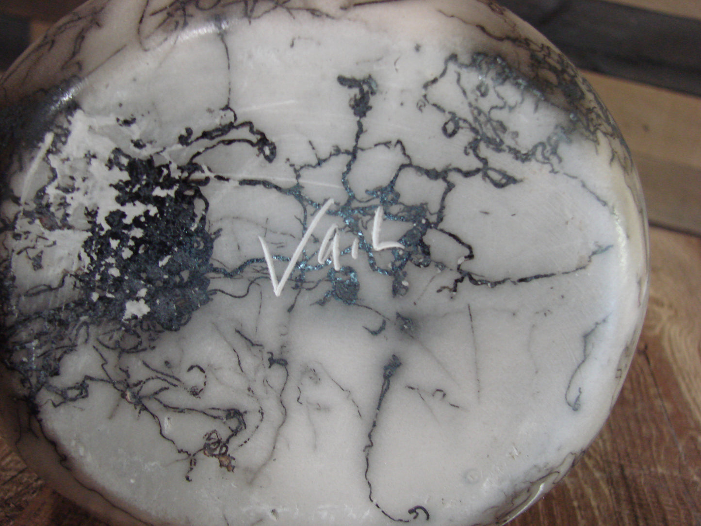 Native American Horse Hair Wedding Vase Pottery by Vail