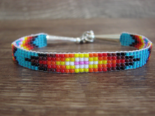 Native American Hand Beaded Bracelet by Cleveland