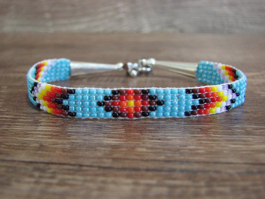 Native American Hand Beaded Bracelet by Cleveland