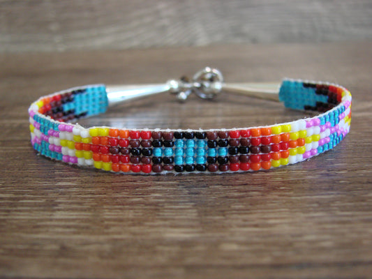 Native American Hand Beaded Bracelet by Cleveland