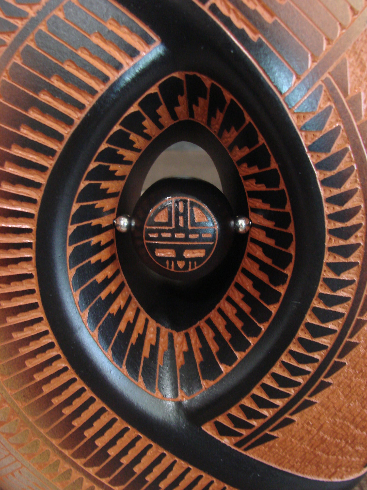 Native American Indian Hand Etched Pillow Pottery by Diane Aragon