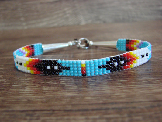 Native American Hand Beaded Bracelet by Cleveland