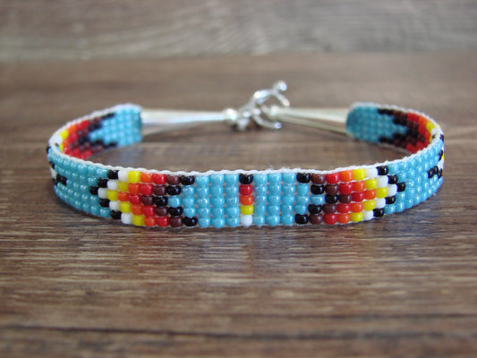 Native American Hand Beaded Bracelet by Cleveland
