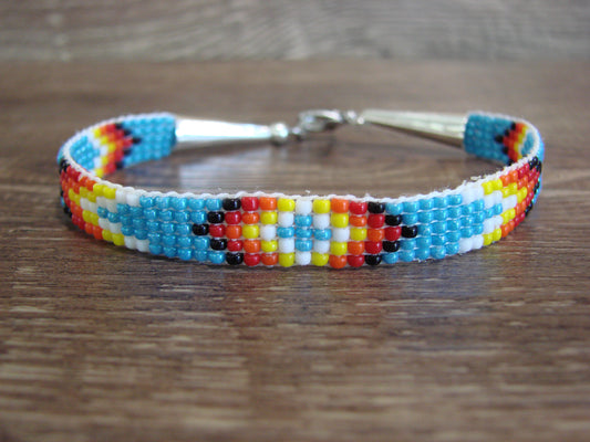 Native American Hand Beaded Bracelet by Cleveland