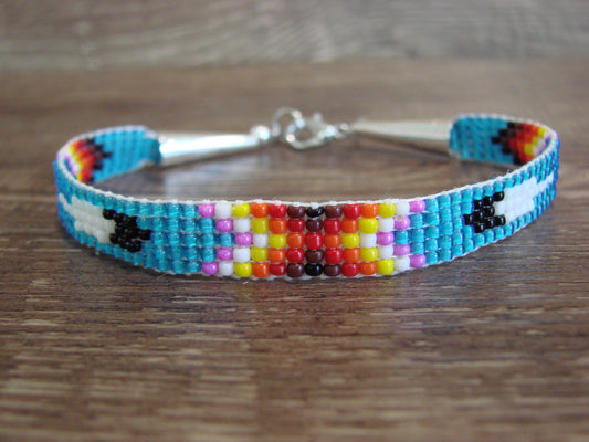 Native American Hand Beaded Bracelet by Cleveland