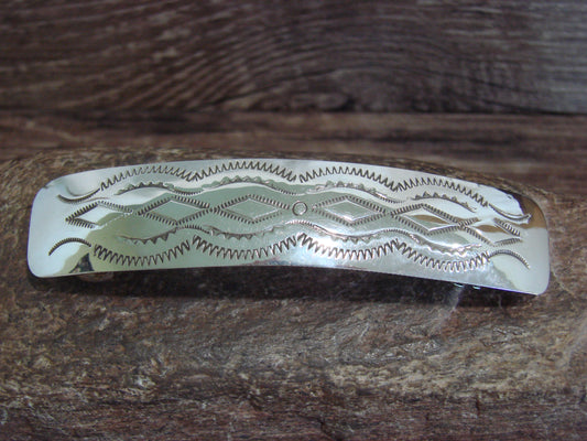 Native American Sterling Silver Hair Barrette by Begay
