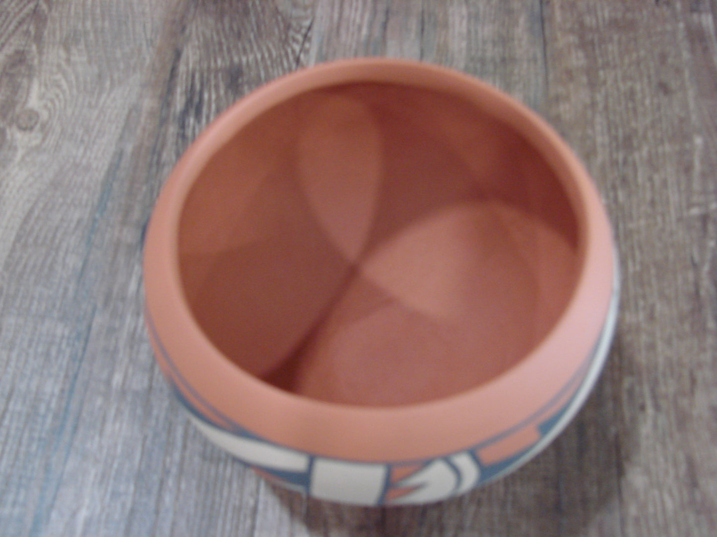 Native American Jemez Clay Hand Coiled Pottery Signed KM