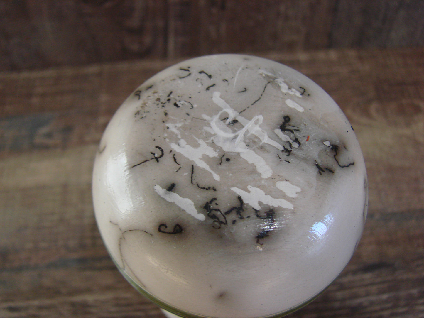 Small Native American Hand Etched Horse Hair Pottery - Benally