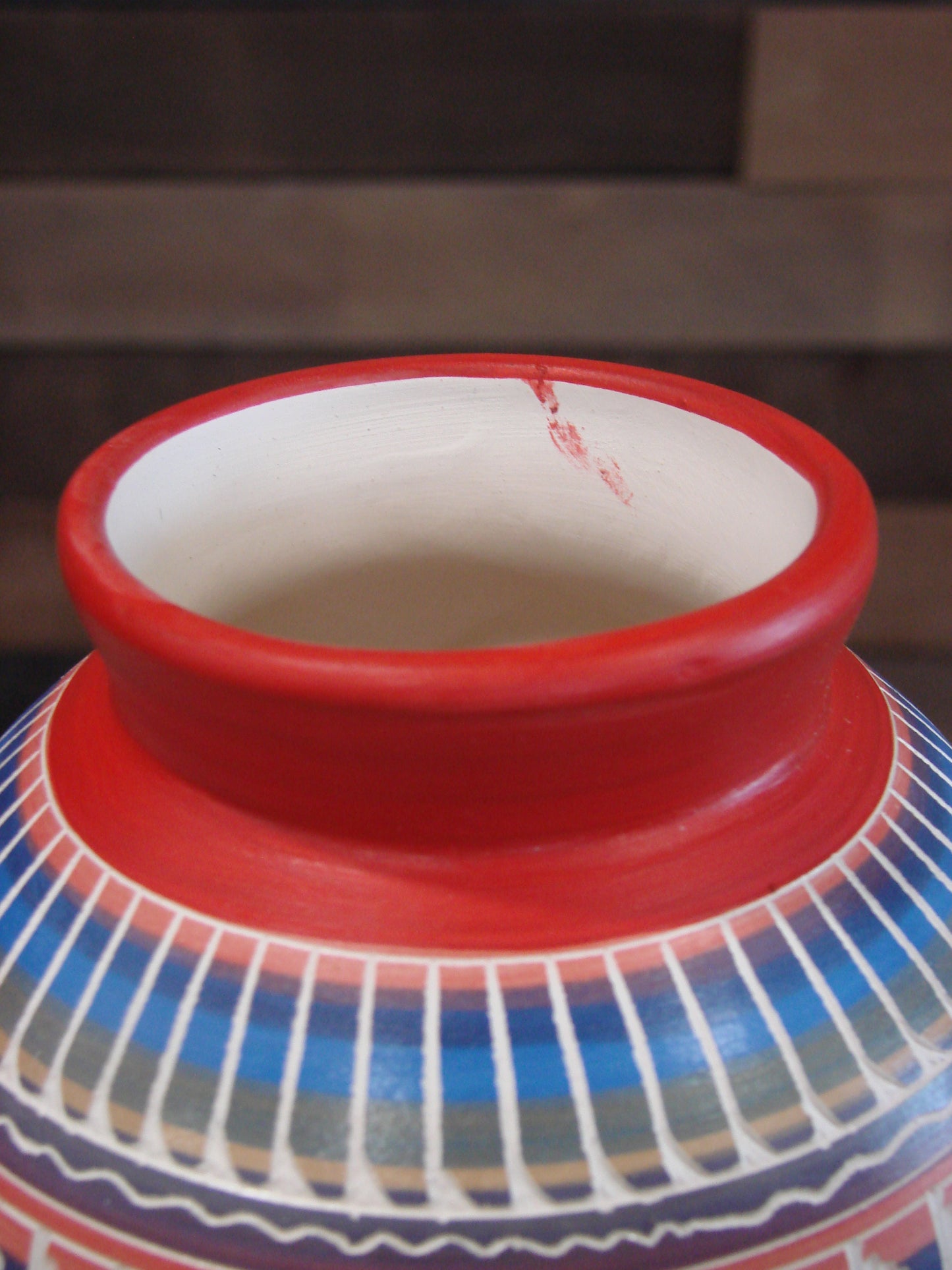 Native American Hand Etched & Hand Painted Pottery - Gilmore