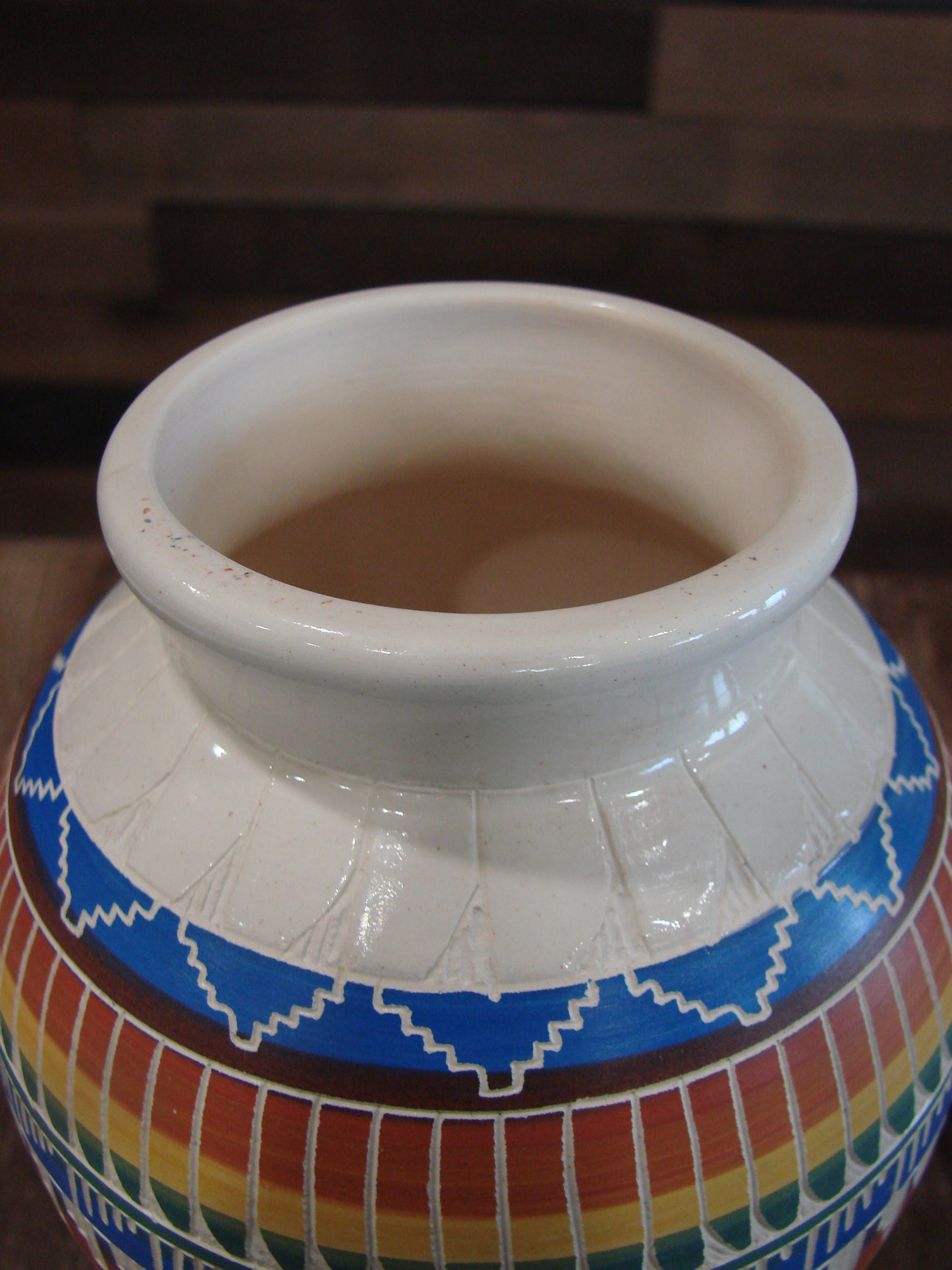 Native American Hand Etched & Hand Painted Pottery - Gilmore