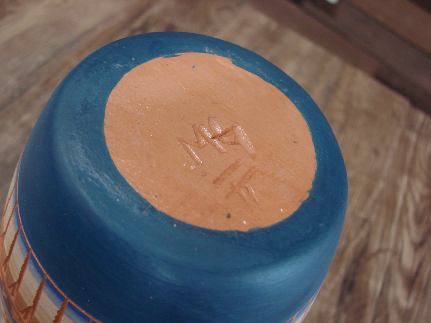 Native American Hand Etched & Hand Painted Pottery - Gilmore