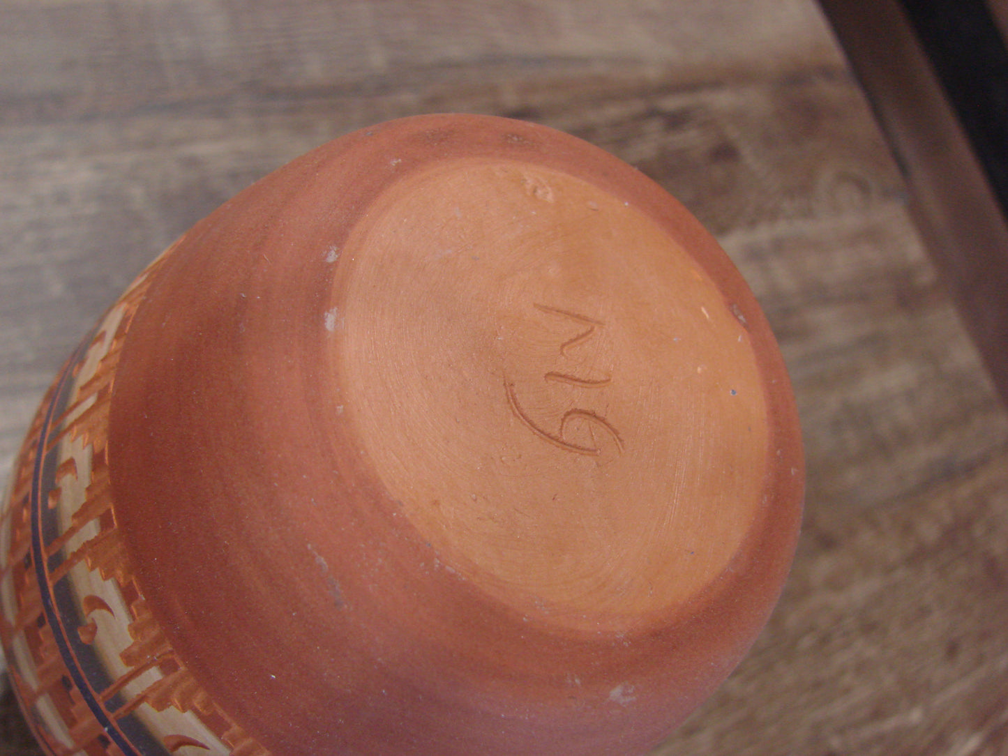 Native American Hand Etched & Hand Painted Pottery - Gilmore