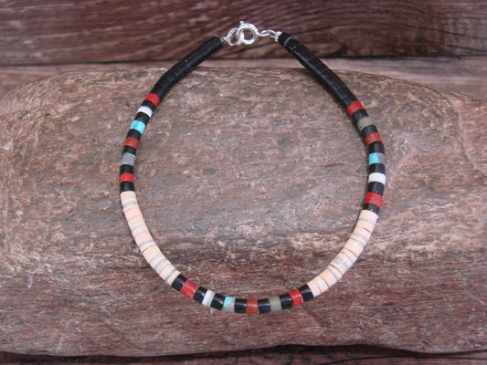 Native American Shell Heishi Bracelet by Calabaza