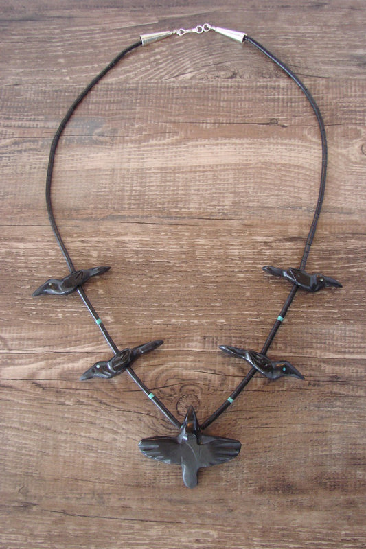Hand Carved Raven Fetish Necklace Matt Mitchell!