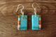 Santo Domingo Multi-Stone Inlay Dangle Earrings by Mary Tafoya