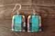 Santo Domingo Multi-Stone Inlay Dangle Earrings by Mary Tafoya