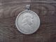 Benjamin Franklin Liberty Half Dollar Pendant - Sterling Silver