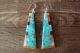 Santo Domingo Multi-Stone Inlay Dangle Earrings by Torevia Crespin