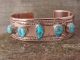 Native American Jewelry Copper Turquoise Bracelet by Bobby Cleveland