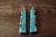 Santo Domingo Multi-Stone Inlay Dangle Earrings by Torevia Crespin