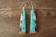 Santo Domingo Multi-Stone Inlay Dangle Earrings by Torevia Crespin