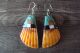 Santo Domingo Multi-Stone Inlay Shell Earrings Martin Aguilar